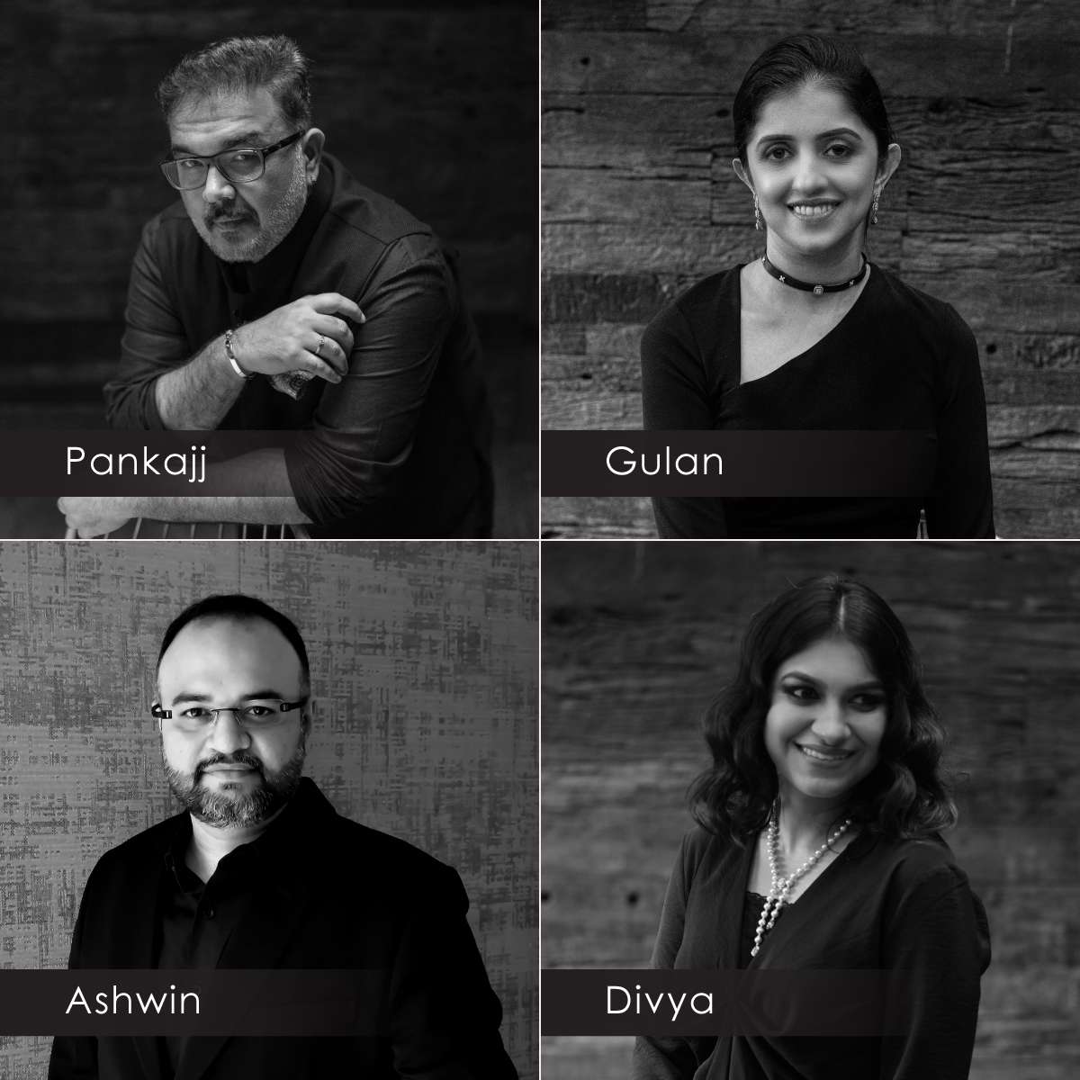 The image of the curators of Khwaahish -Mr. Pankajj, Ms. Gulan, Mr. Ashwin, and Ms.Divya.