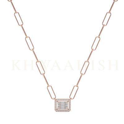 Idyllic Pleasure Single Line Diamond Necklace
