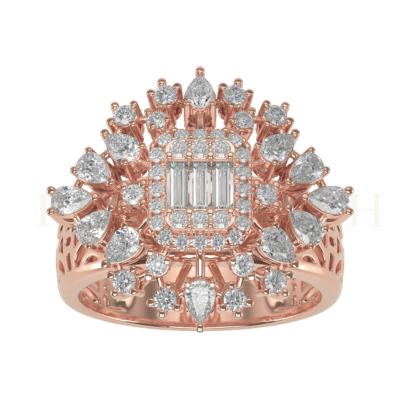Alluring Fantasy Diamond Cocktail Ring